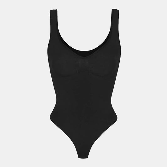 Wide Strap Seamless Sculpt Thong Bodysuit