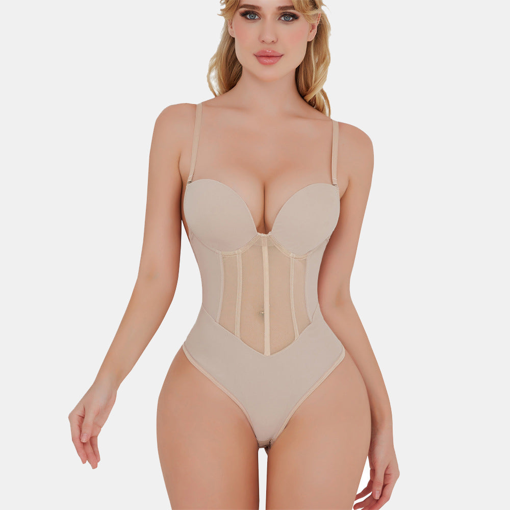 Contrast Mesh Shapewear