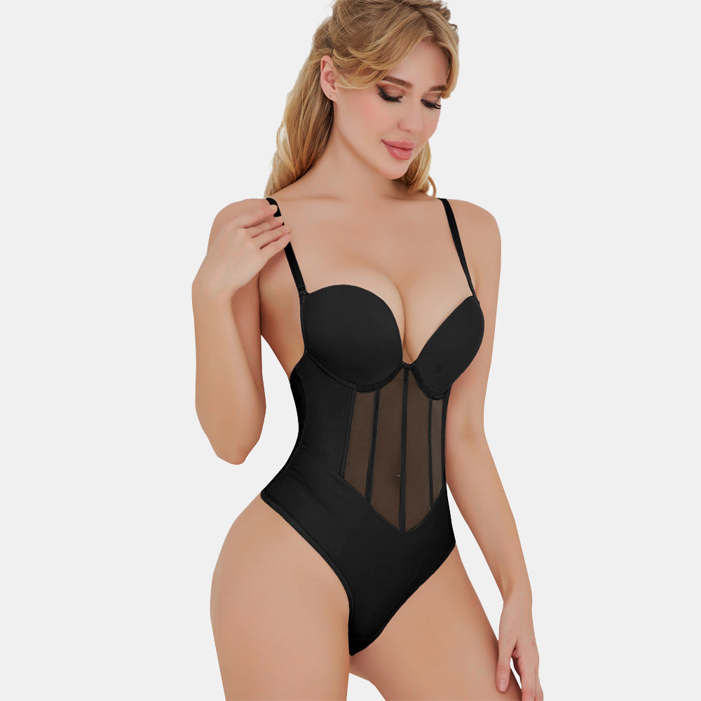 Contrast Mesh Shapewear