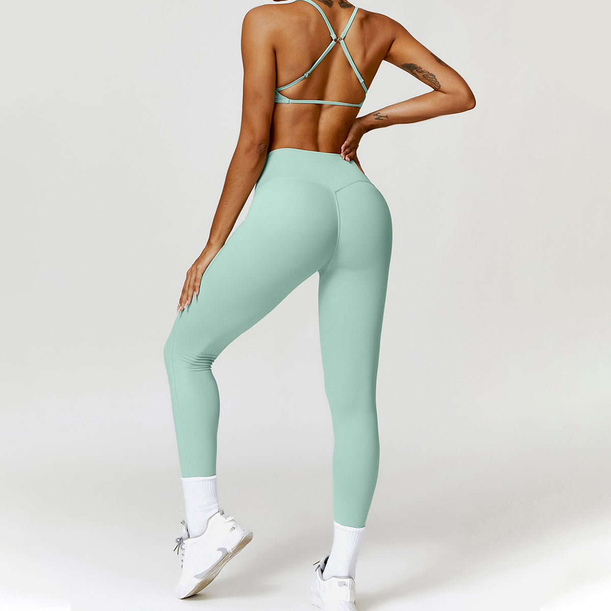 High Waisted Sports Leggings - Mulroney