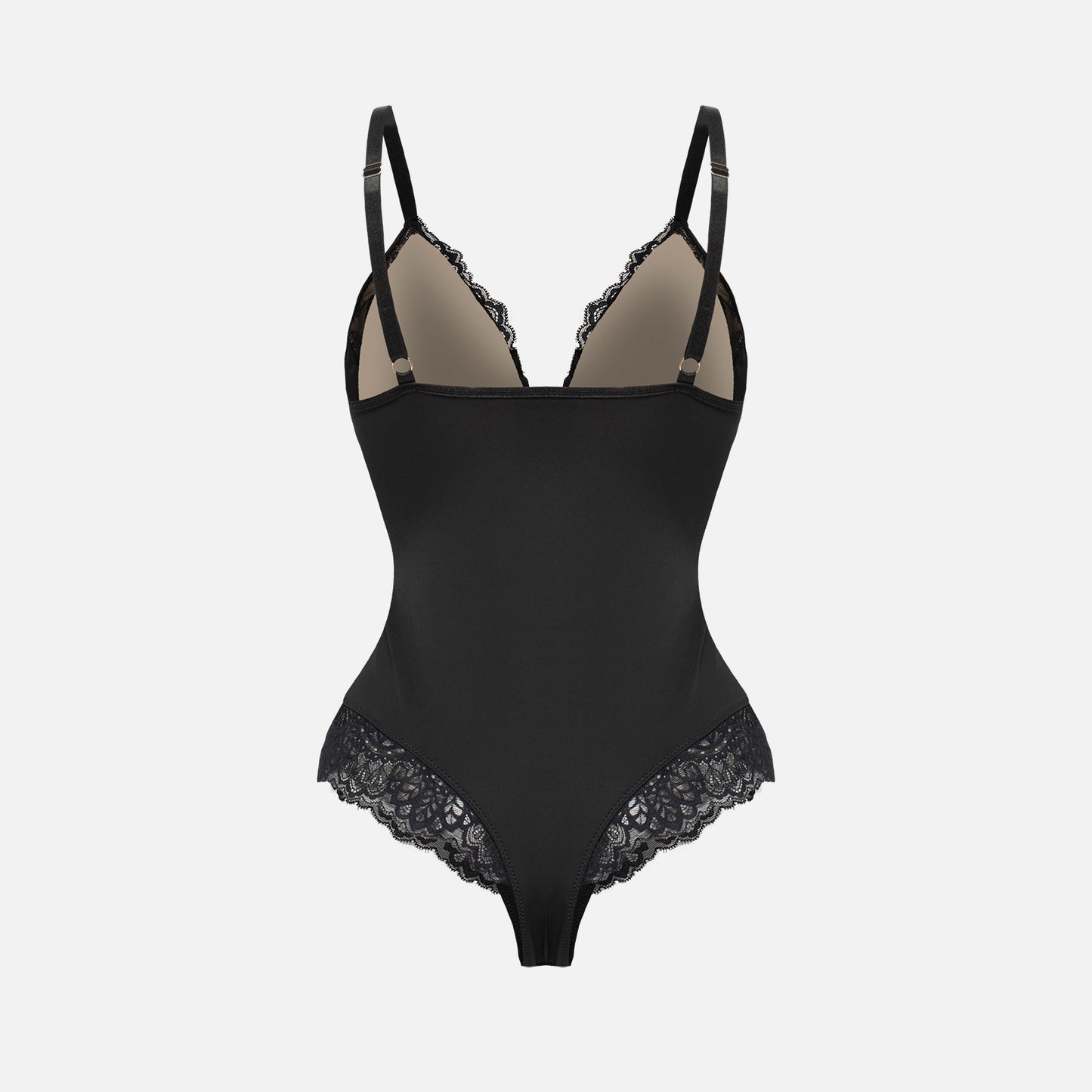 Lace Deep-V Neck Shapewear