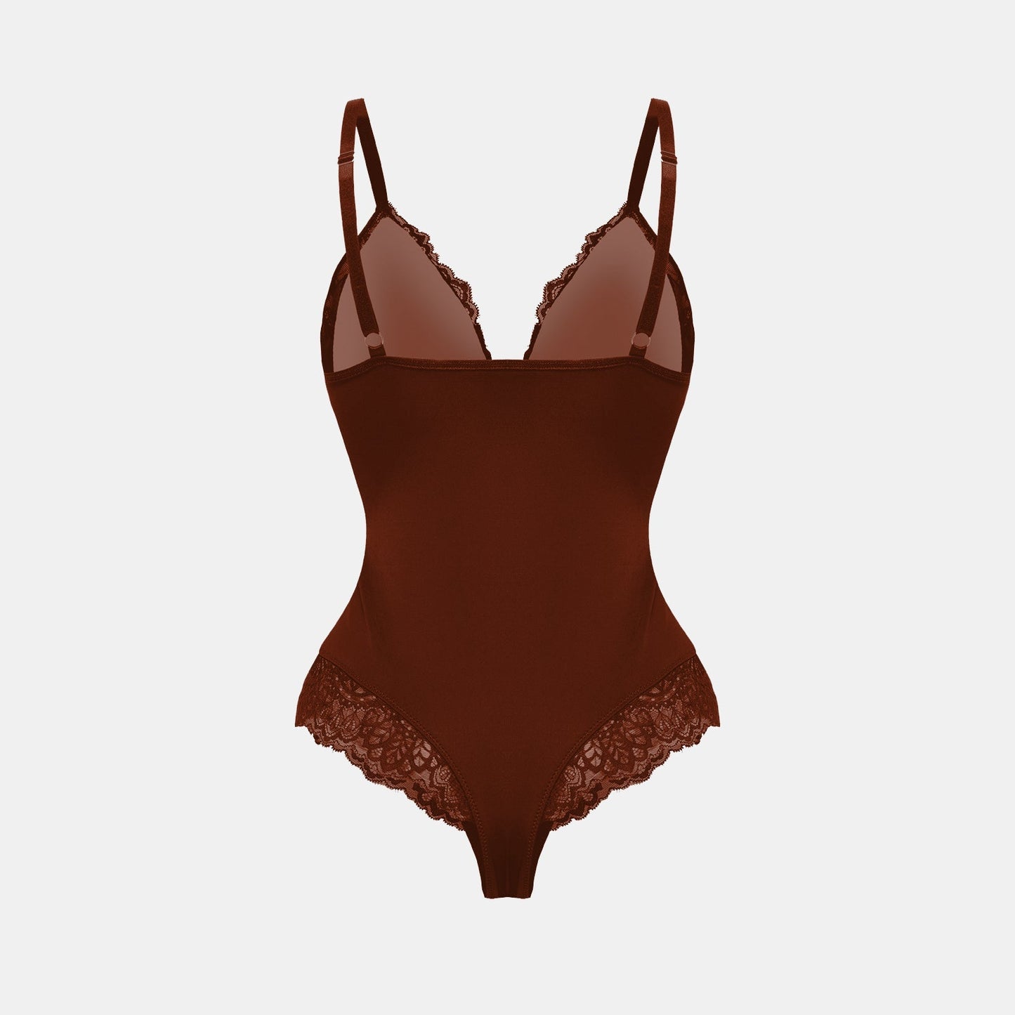 Lace Deep-V Neck Shapewear