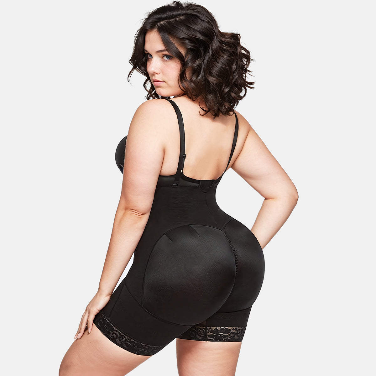 Tummy Control Fajas Colombianas Shapewear & Sheer Mesh Shapewear Thong Bodysuit