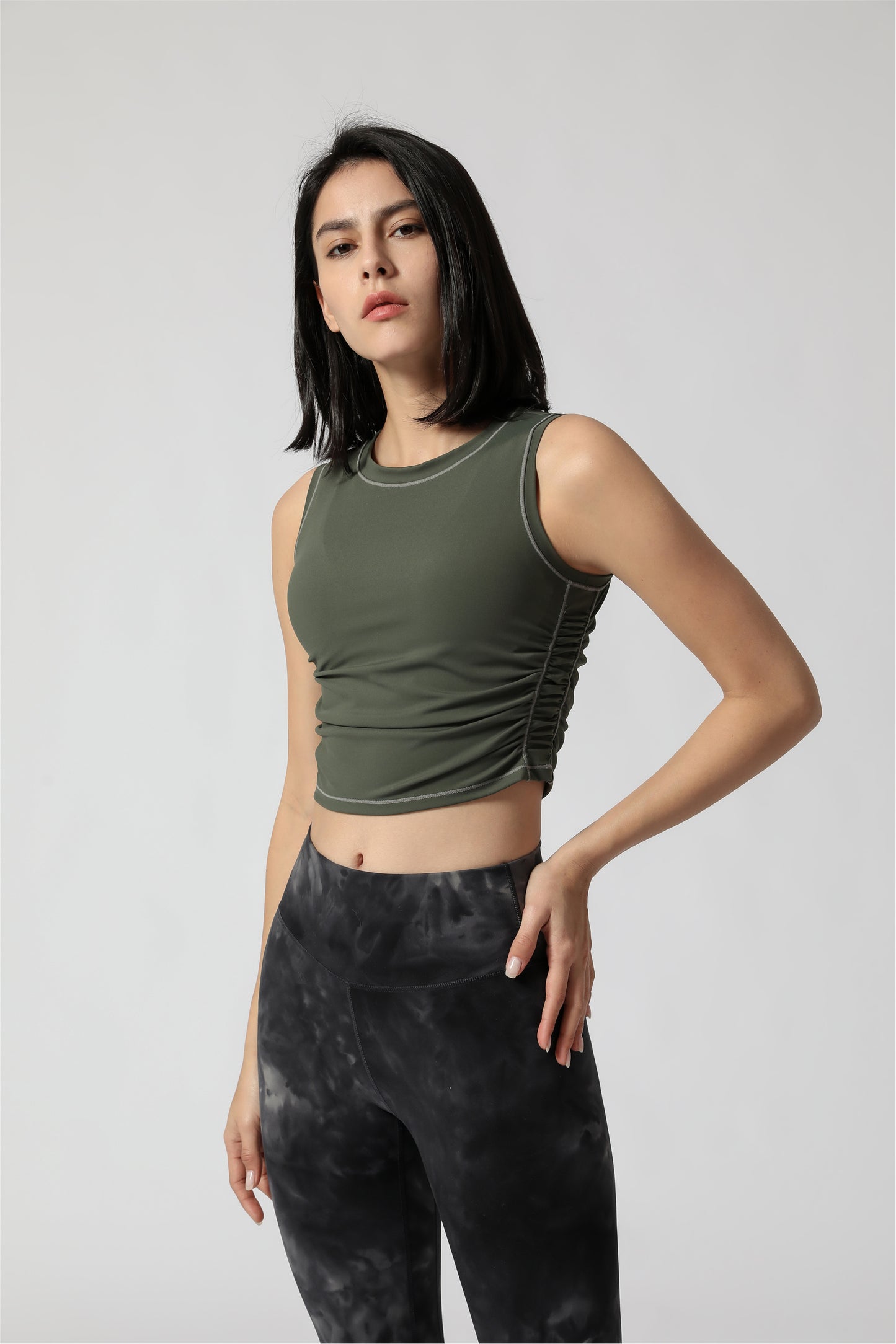 Ruched Tank Top - Fania