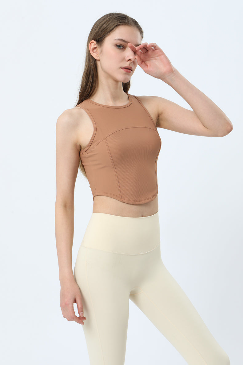 Curved Hem Yoga Tank Top