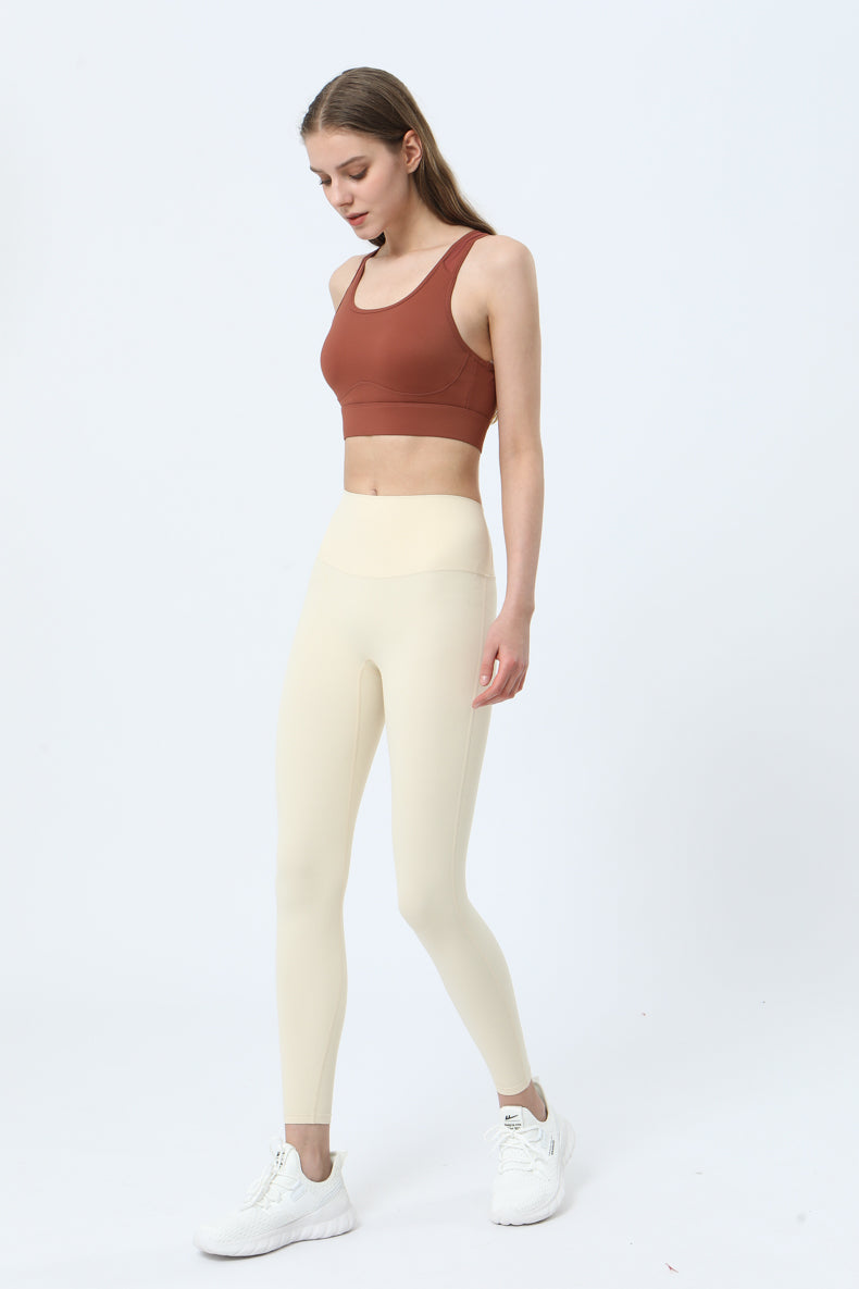 Mesh Panel Sports Bra