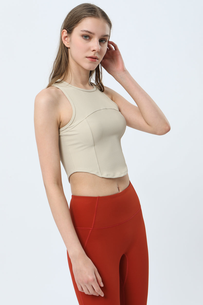 Curved Hem Yoga Tank Top