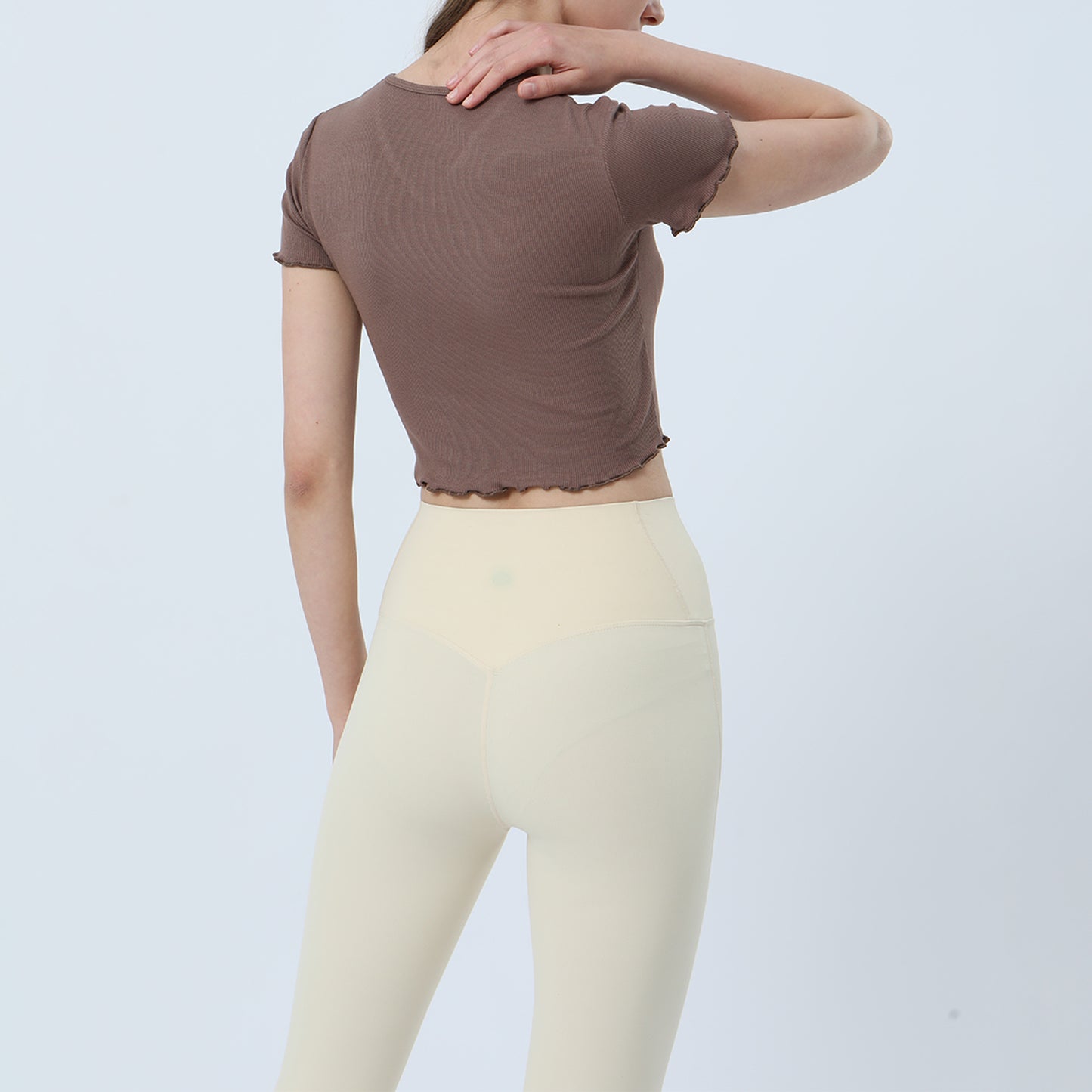 Ruched Yoga Sports Top