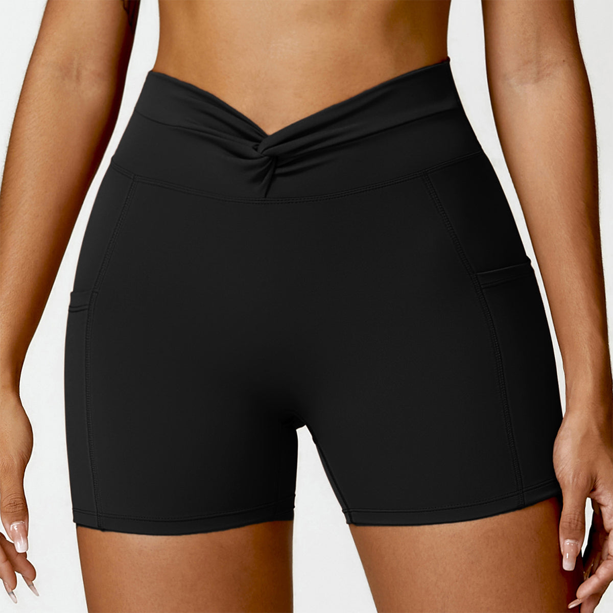 Twisted Yoga Biker Shorts