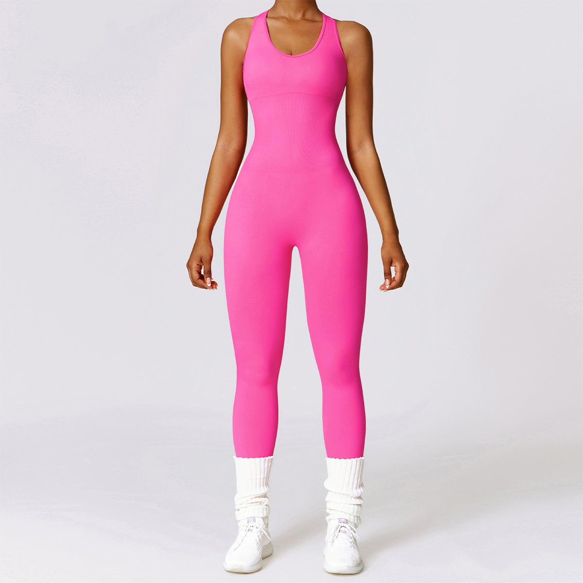 Seamless Cut Out Yoga Jumpsuit - Riza