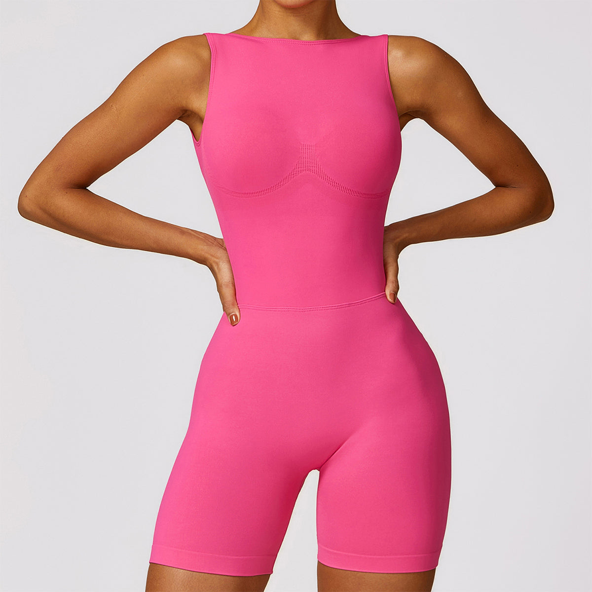 Seamless Backless Yoga Romper