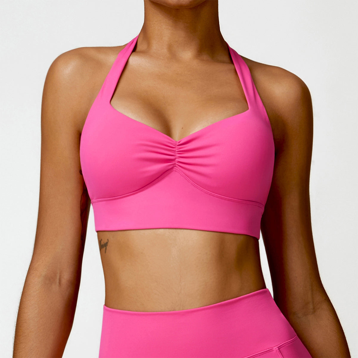 Backless Halter Sports Bra - Brice