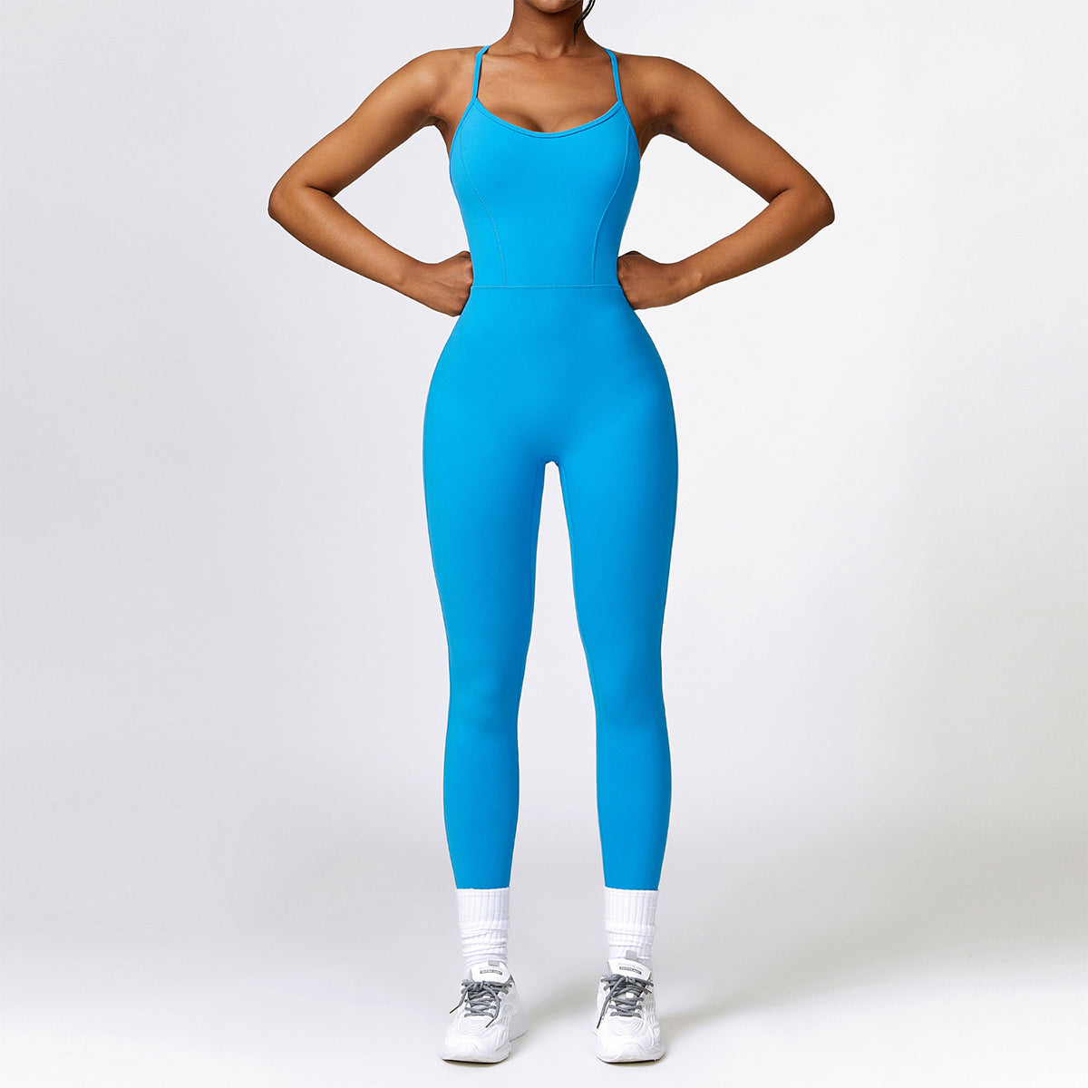 Cut Out Yoga Jumpsuit - Ikram