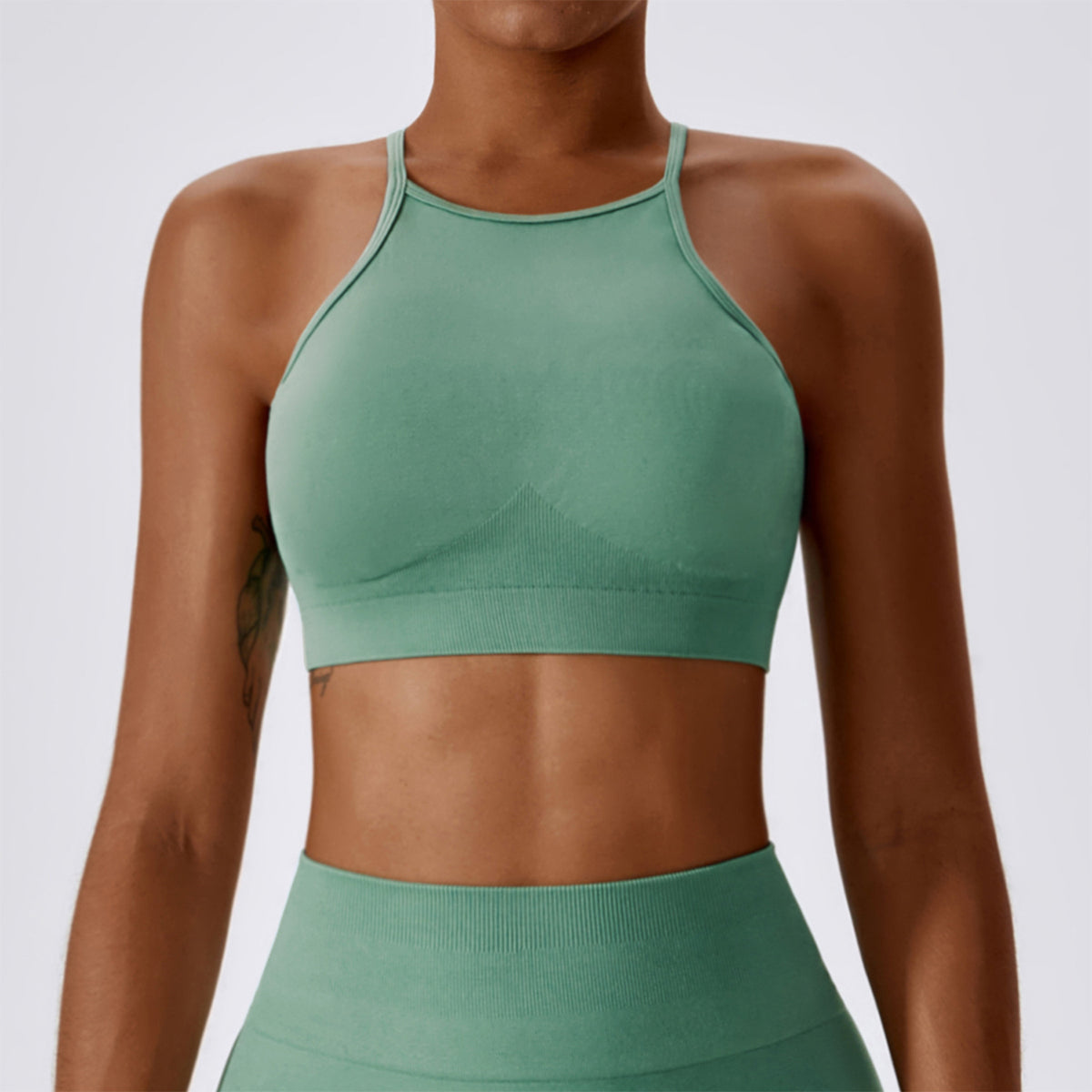 Seamless Cut Out Yoga Tank Top - Rosemonde