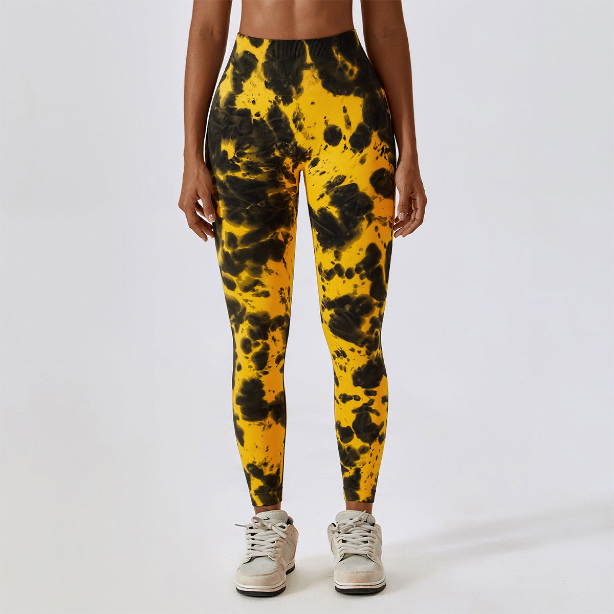 Tie-Dye Seamless High Waisted Leggings