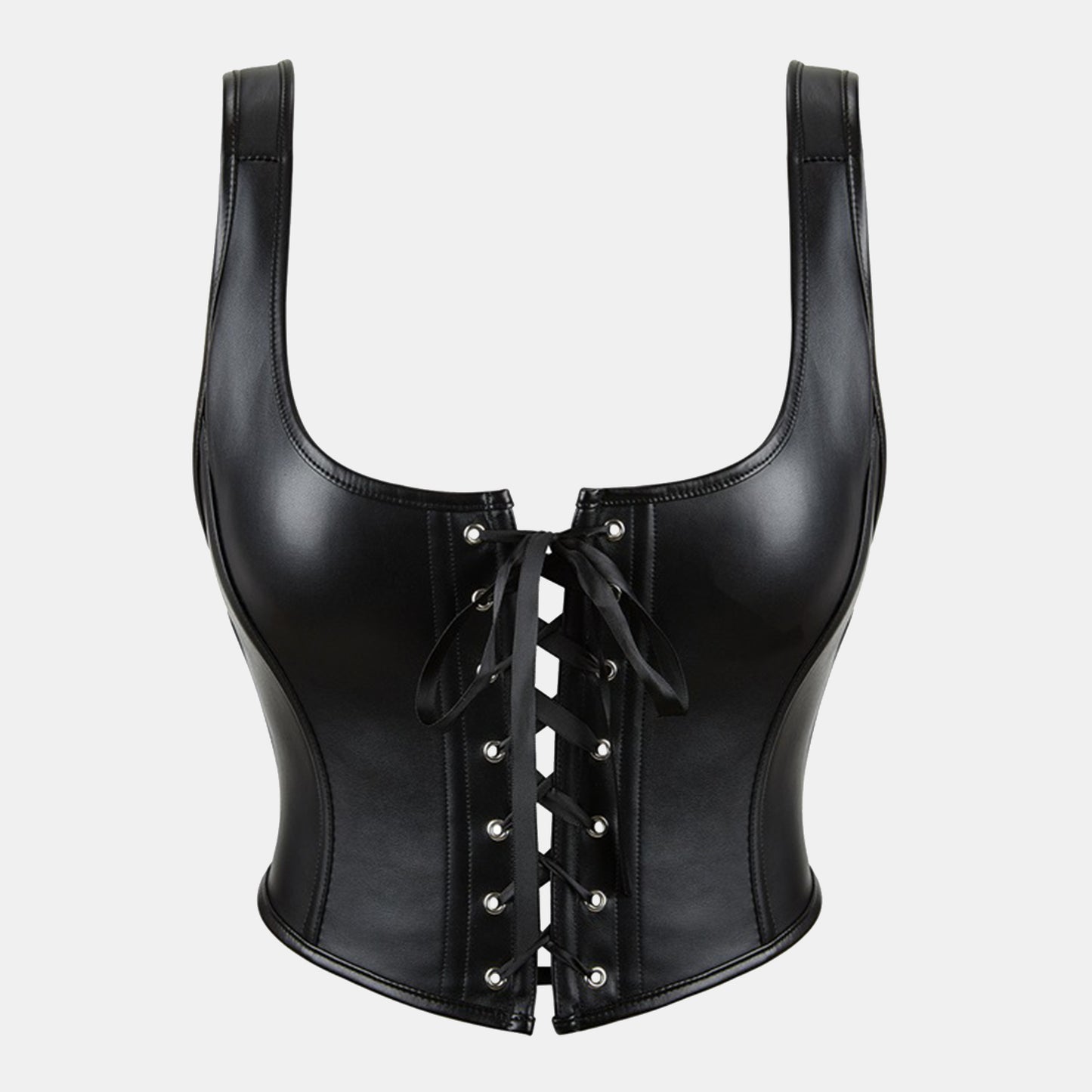 Leather Corset Top - Bena