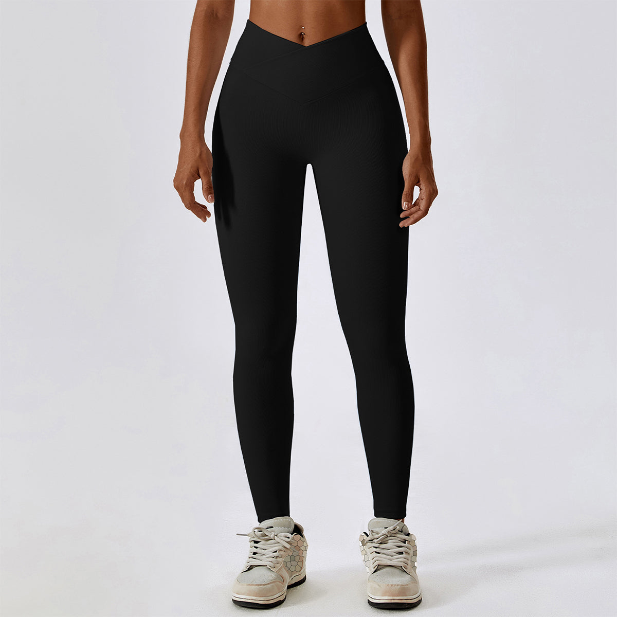 V Cross Rib Leggings