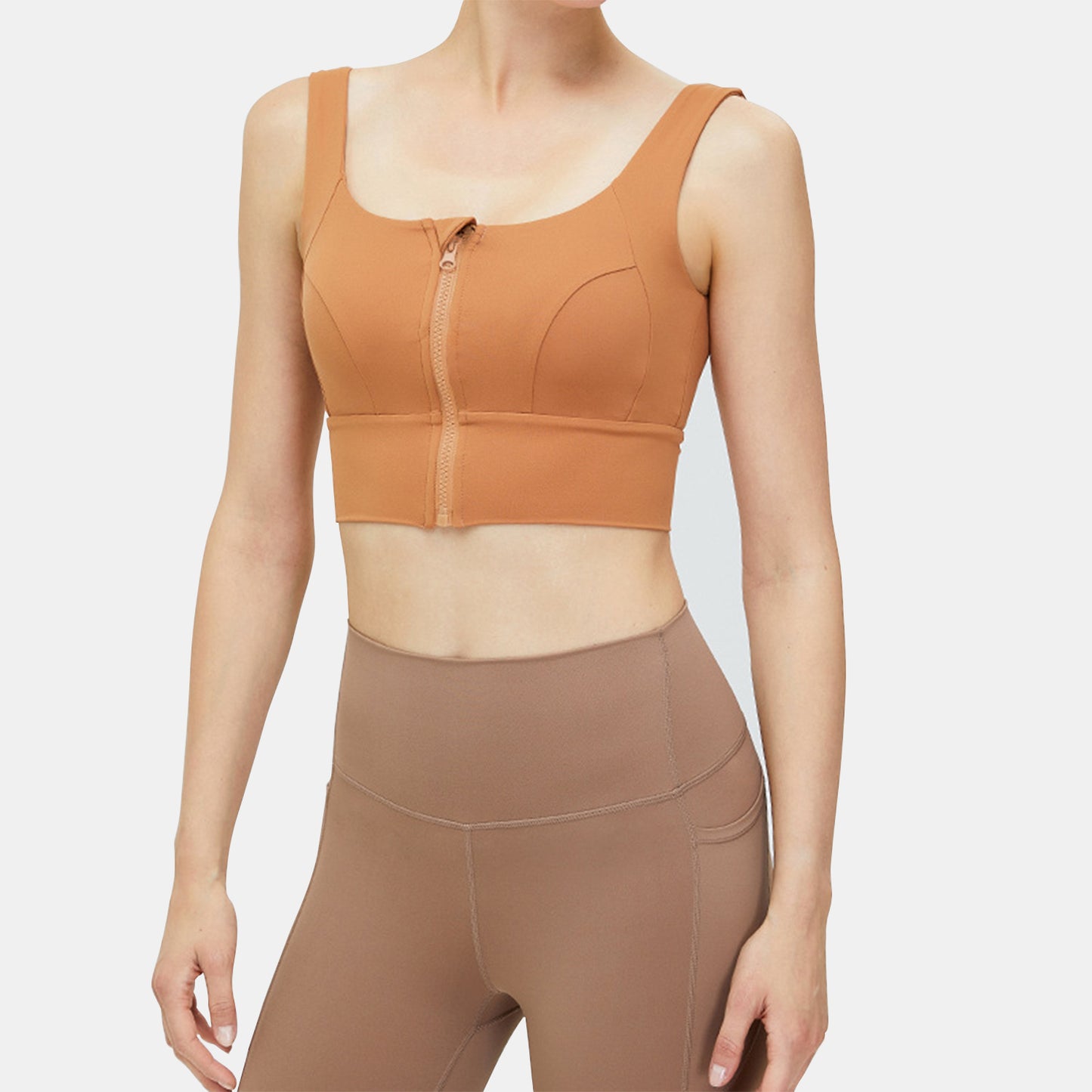 Zipper Sports Bra - Iana