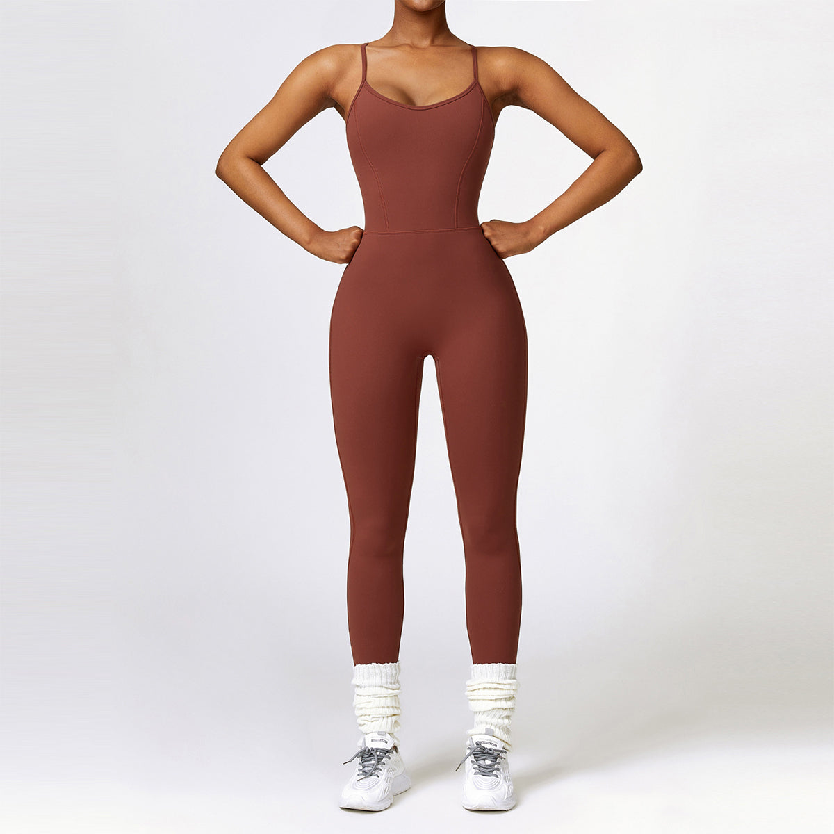 Cut Out Yoga Jumpsuit - Ikram