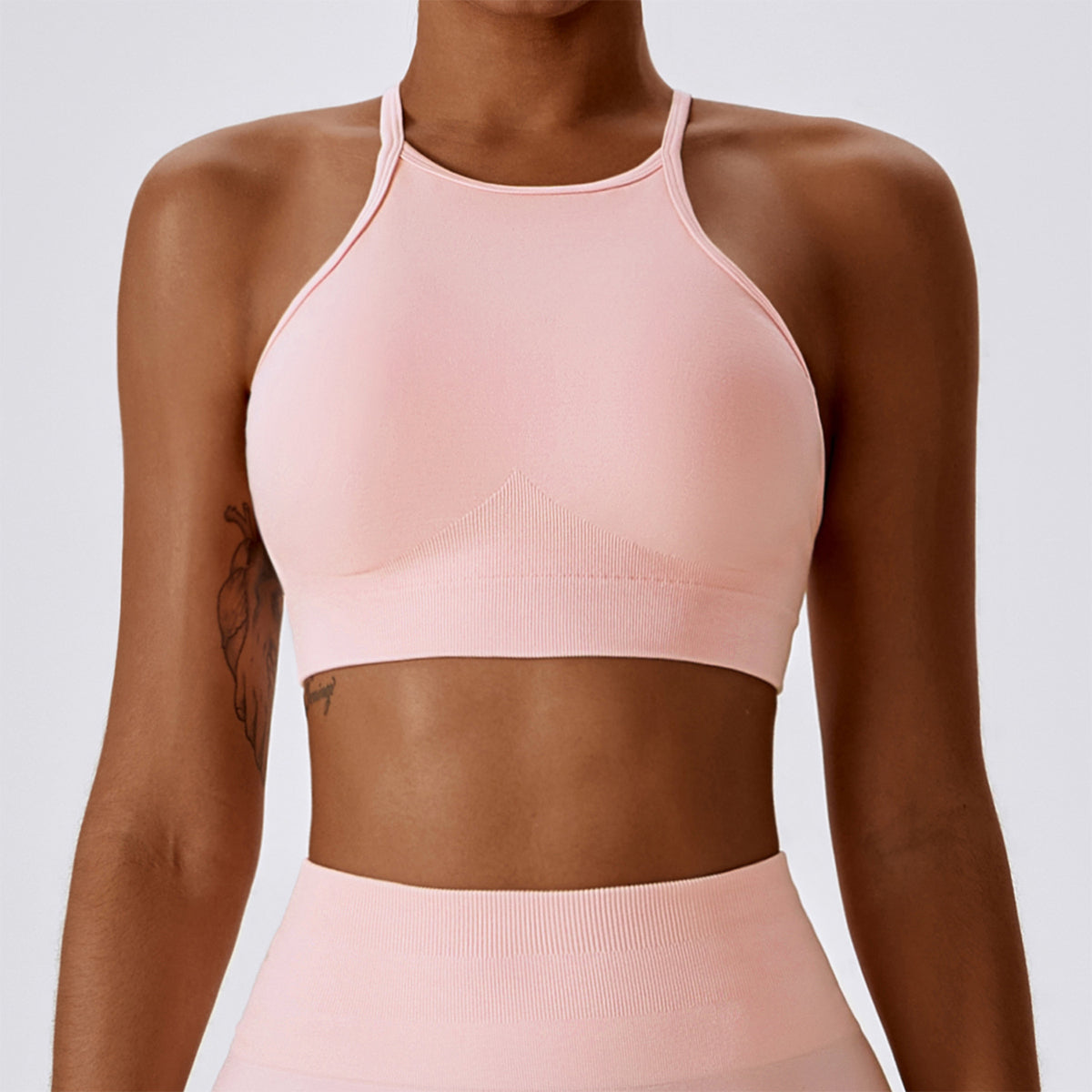 Seamless Cut Out Yoga Tank Top - Rosemonde