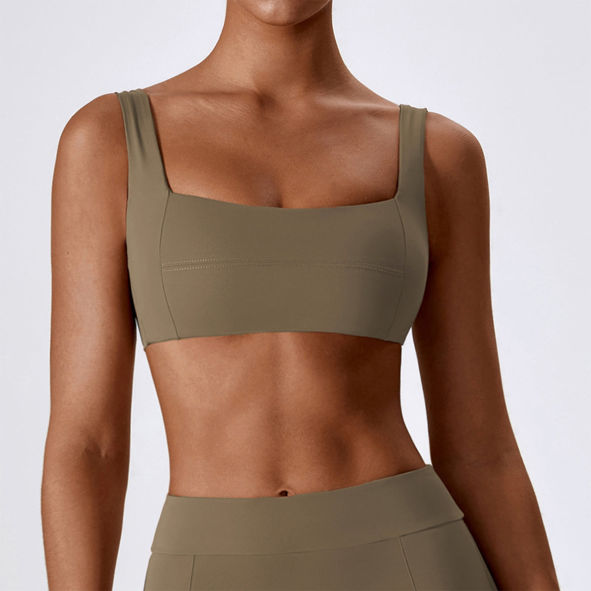 Square Neck Sports Bra - Ilona