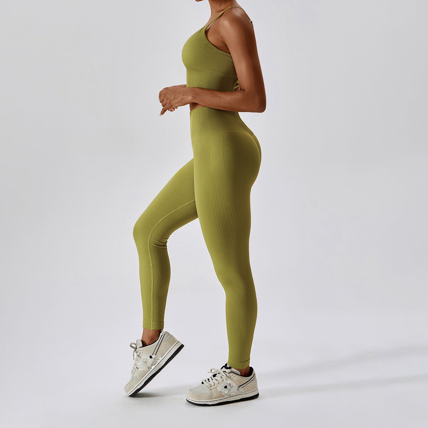 Seamless Workout Tank Top & Leggings Set