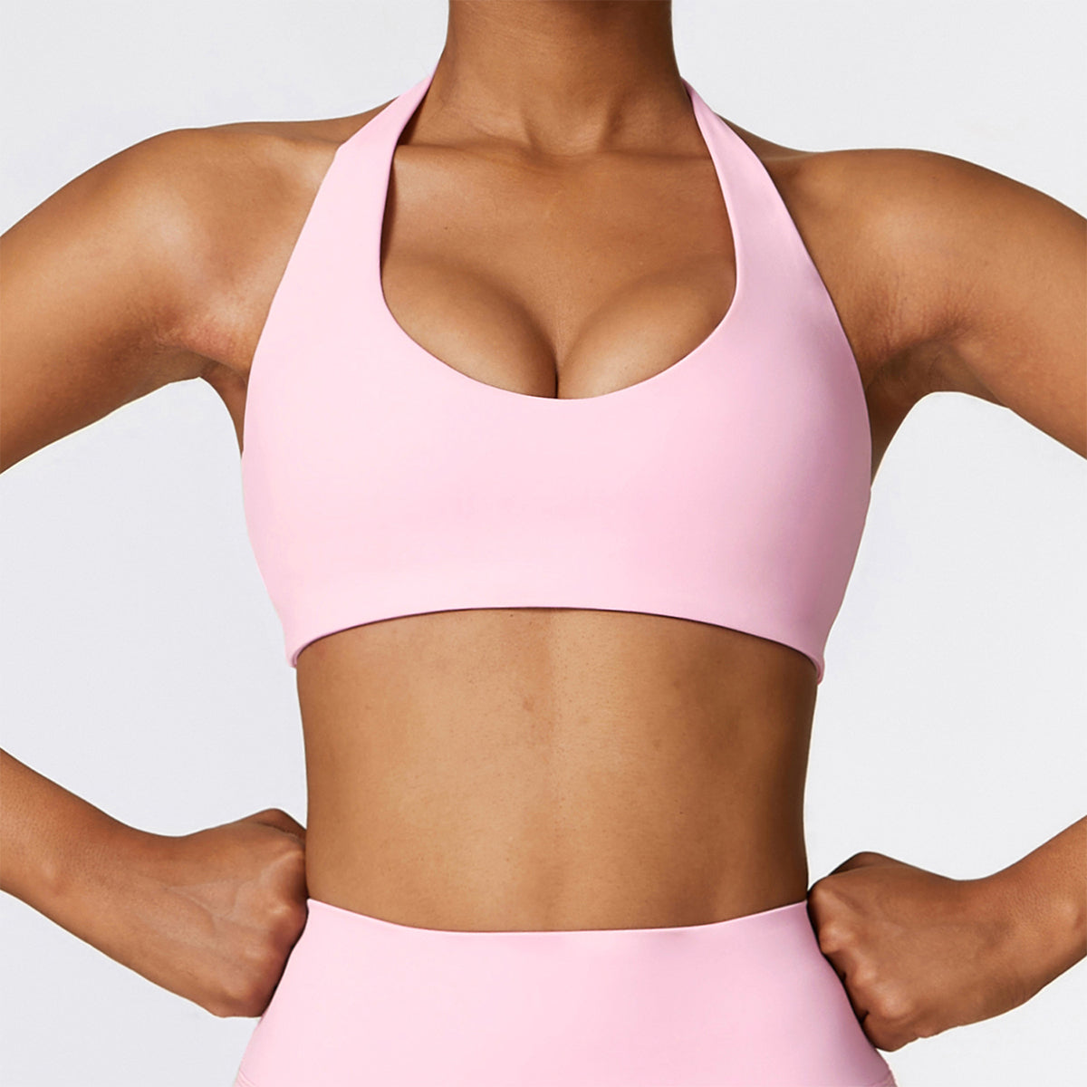 Halter Sports Bra - Medin