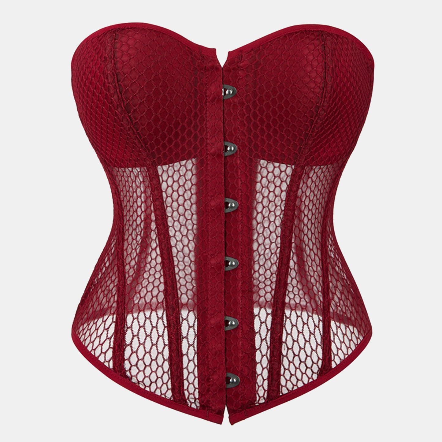 Mesh Overbust Corset - Aubree