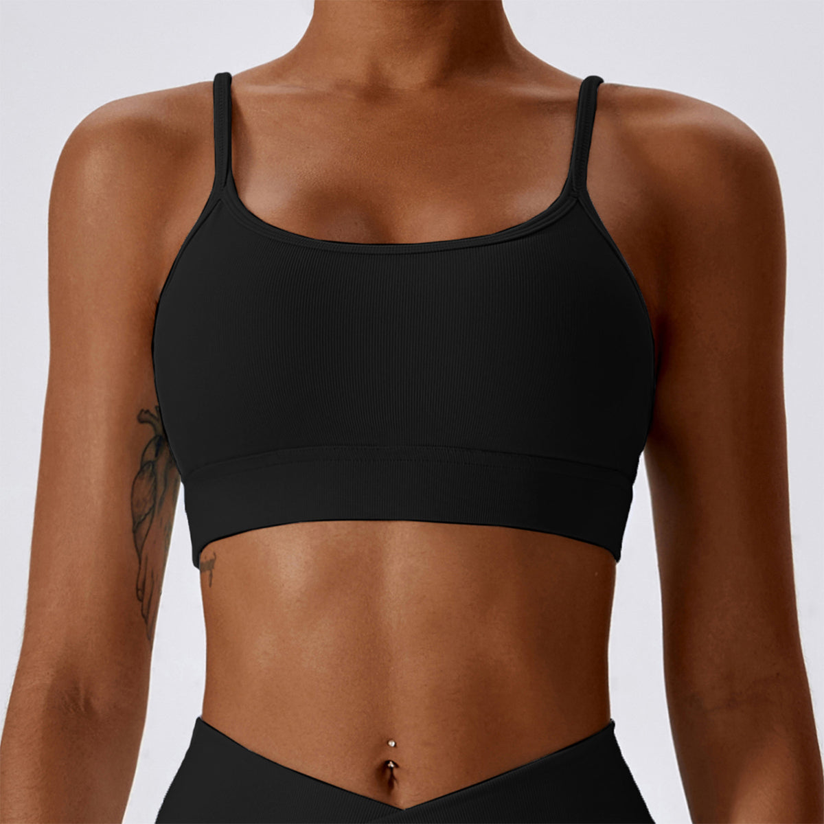 Lace-up Cut Out Sports Bra