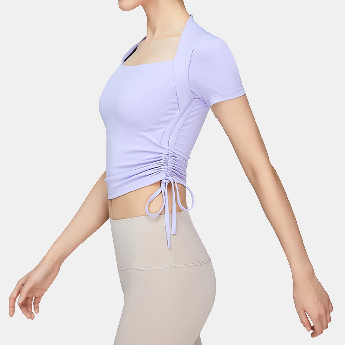 Drawstring Cropped Top - Antiope