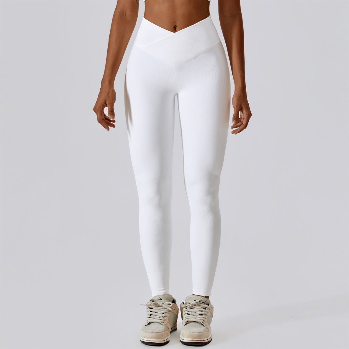 V Cross Rib Leggings