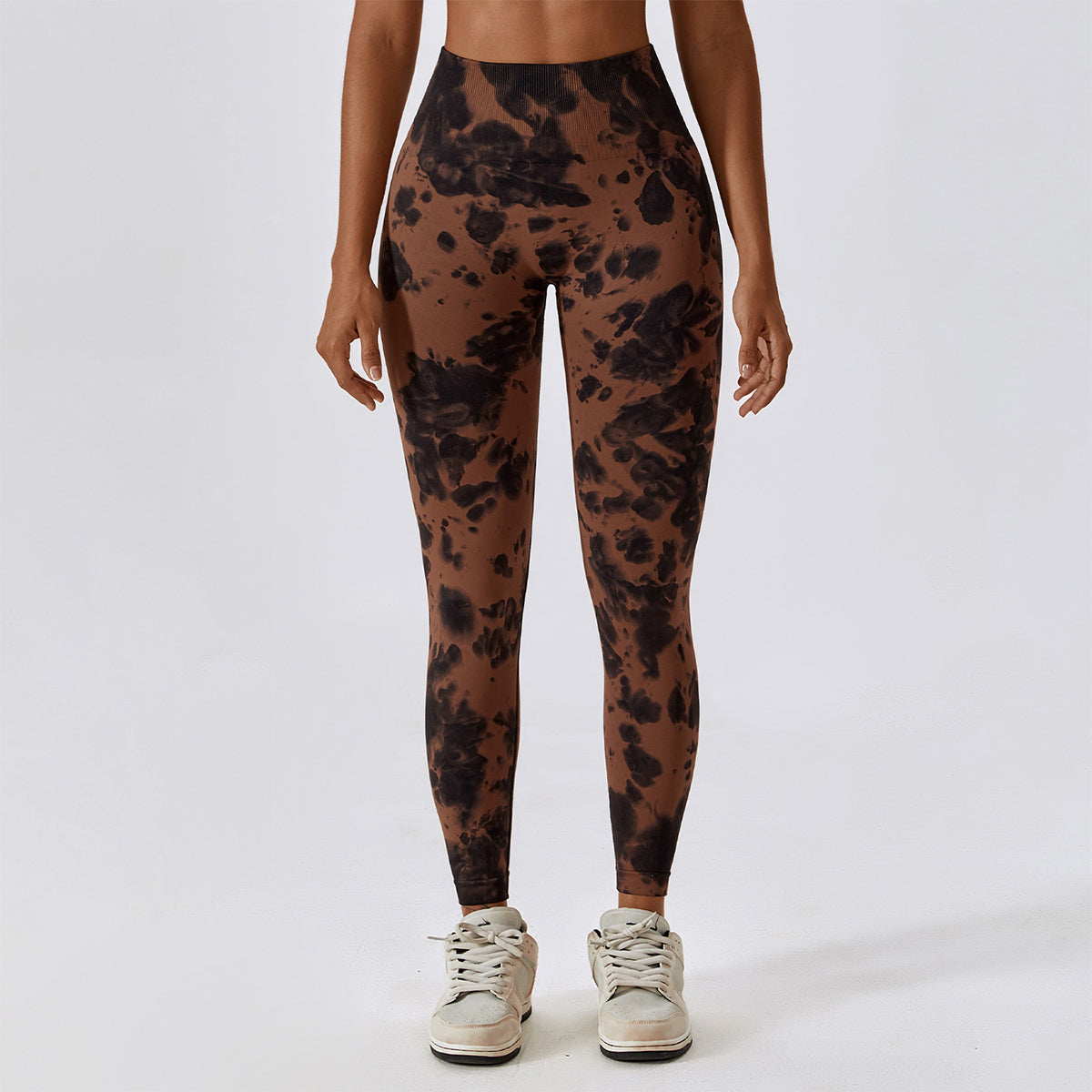 Tie-Dye Seamless High Waisted Leggings