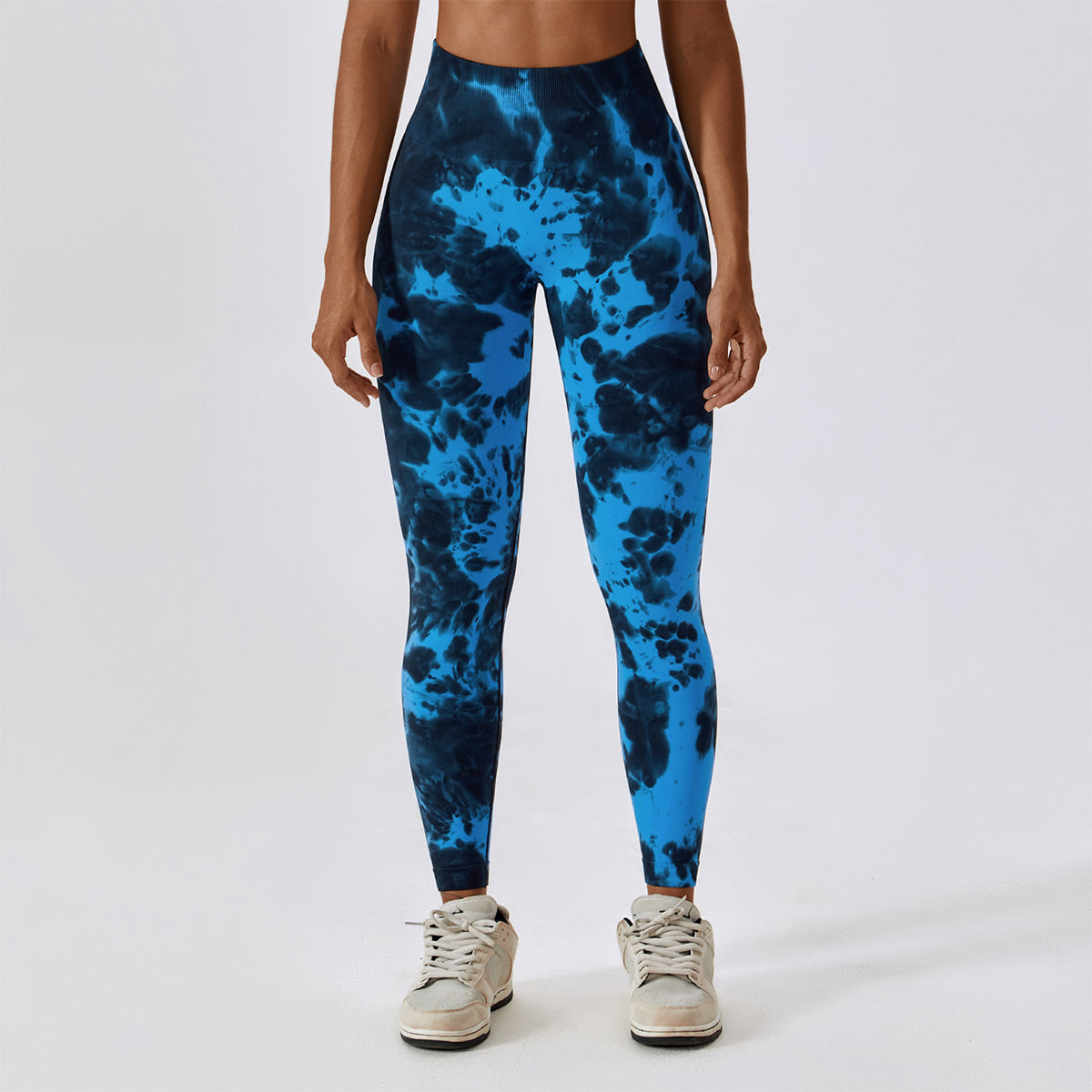 Tie-Dye Seamless High Waisted Leggings