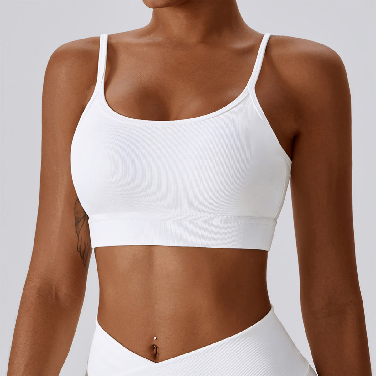 Lace-up Cut Out Sports Bra