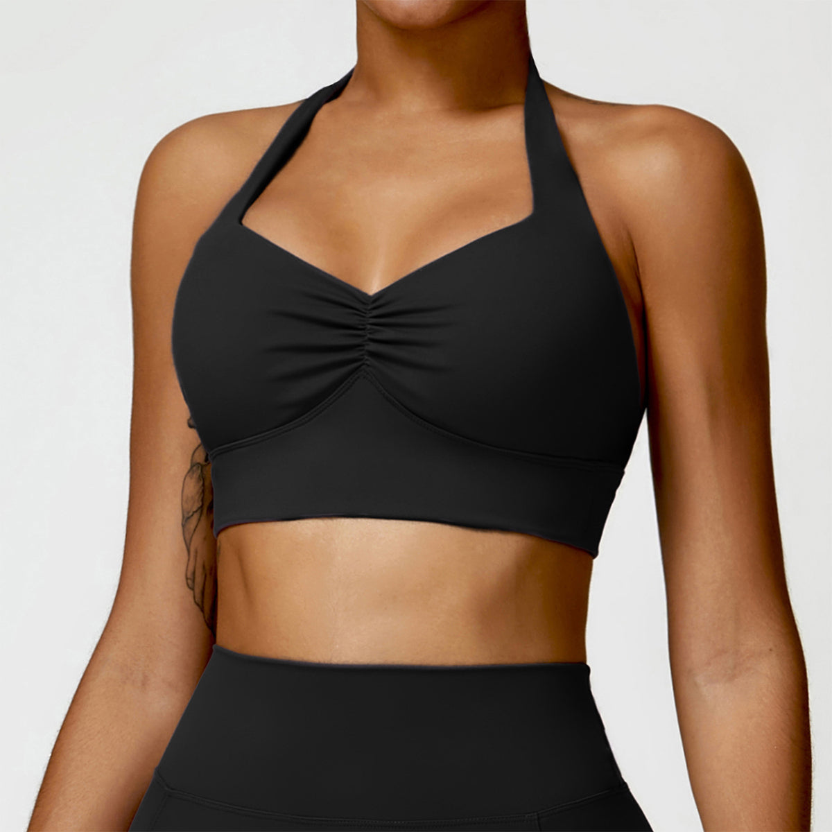 Backless Halter Sports Bra - Brice