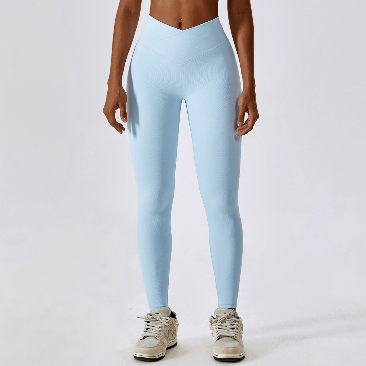 V Cross Rib Leggings