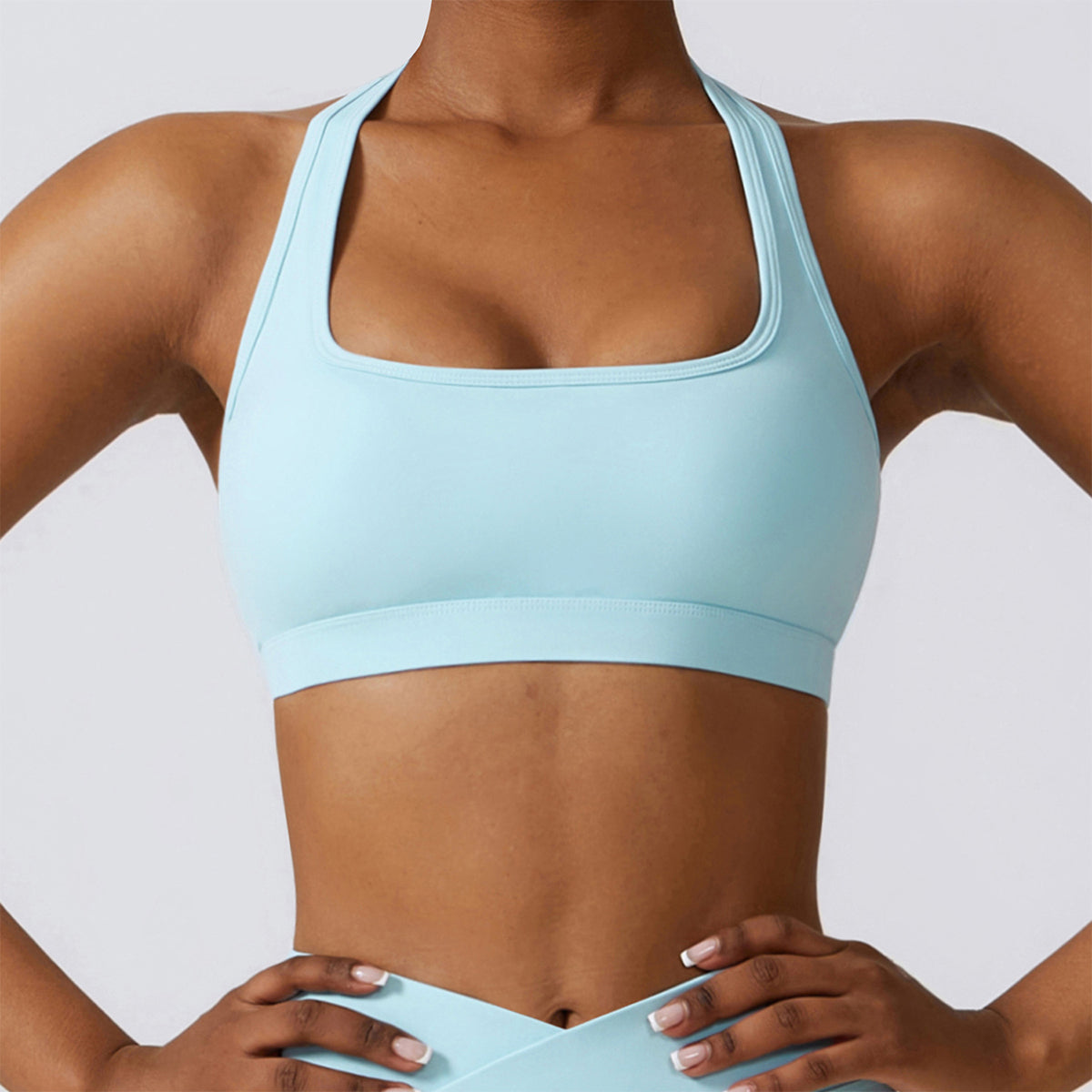 Halter Square Neck Sports Bra