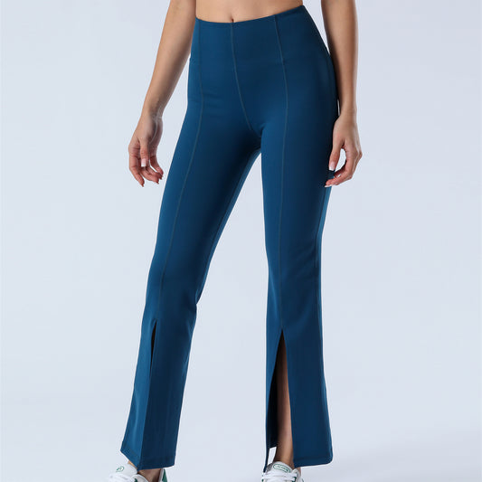 Split Hem Flare Yoga Leggings