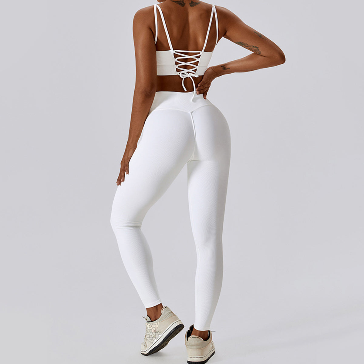 V Cross Rib Leggings