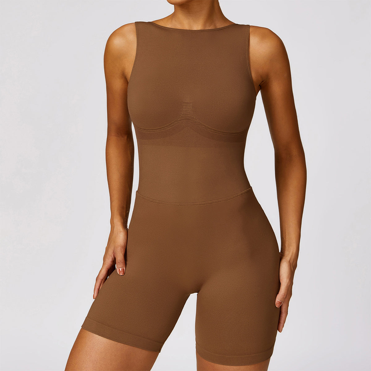 Seamless Backless Yoga Romper