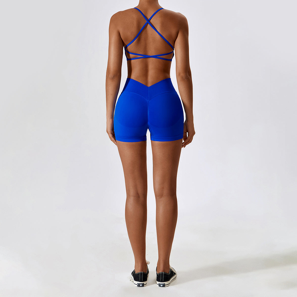 Seamless V Back Butt Lifting Sport Shorts