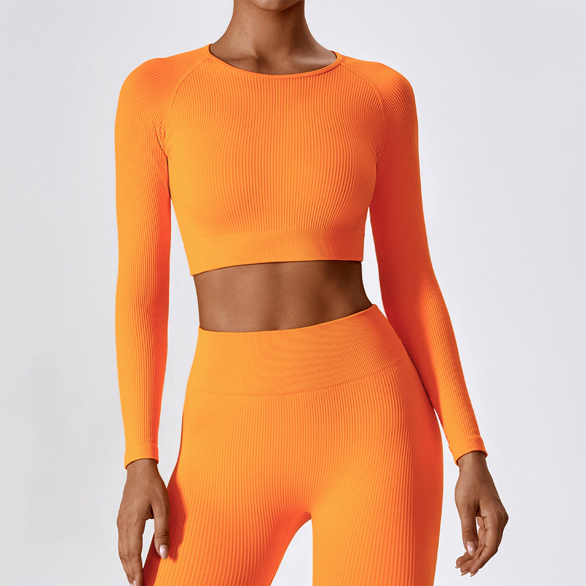 Seamless Long Sleeve Sports Top