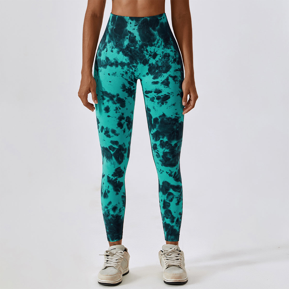 Tie-Dye Seamless High Waisted Leggings