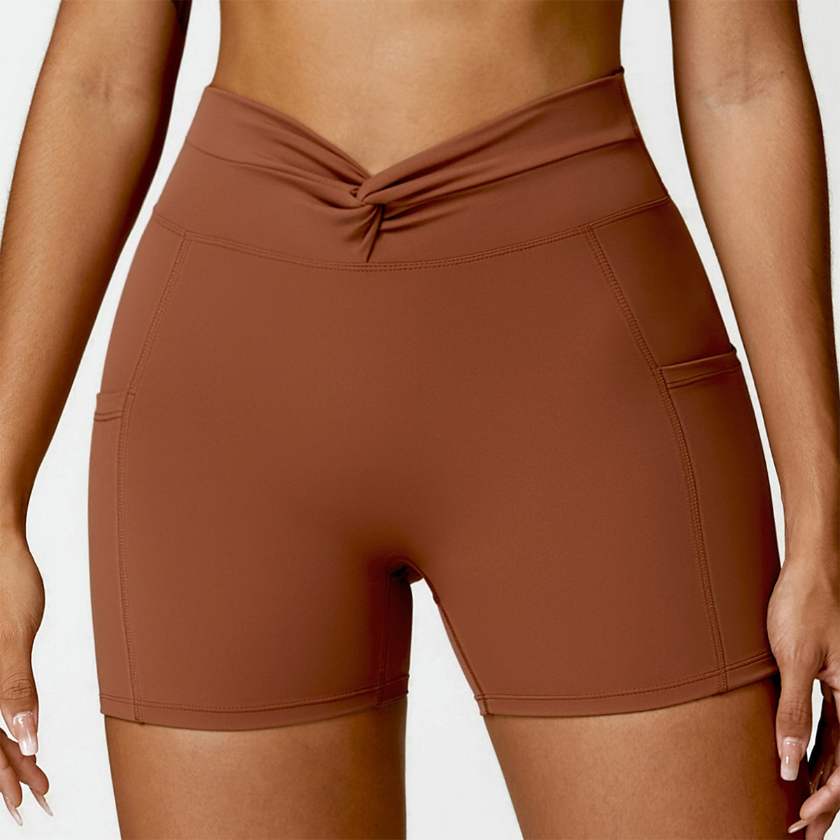 Twisted Yoga Biker Shorts