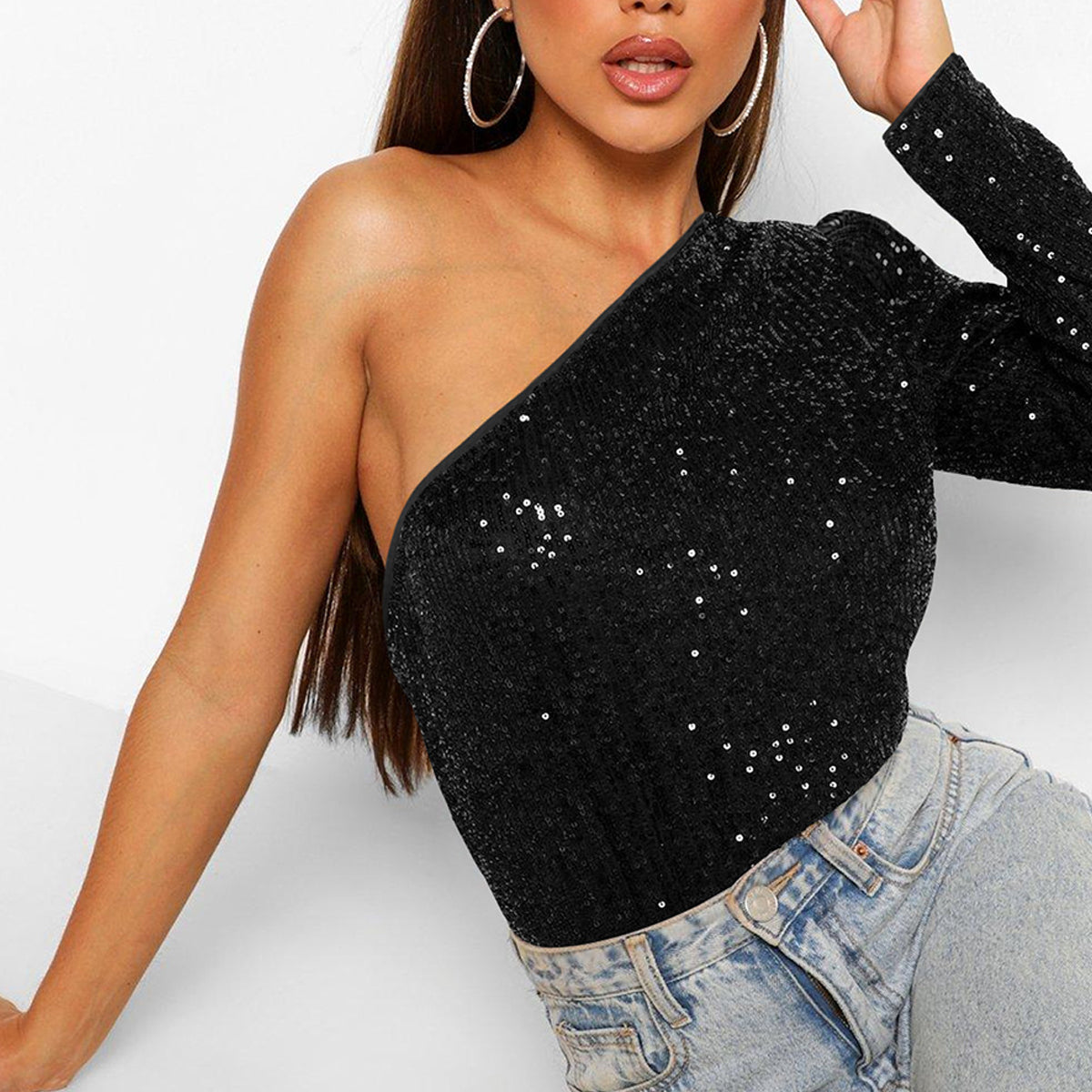 One Shoulder Bodysuit