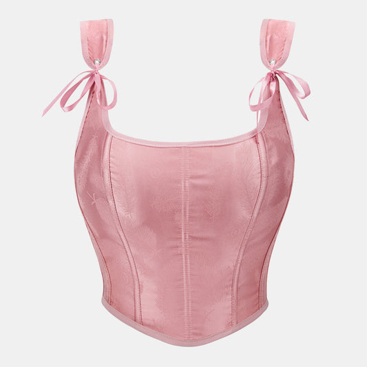 Pink Overbust Corset