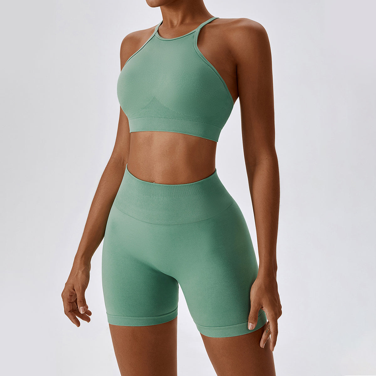 Seamless Cut Out Yoga Tank Top - Rosemonde