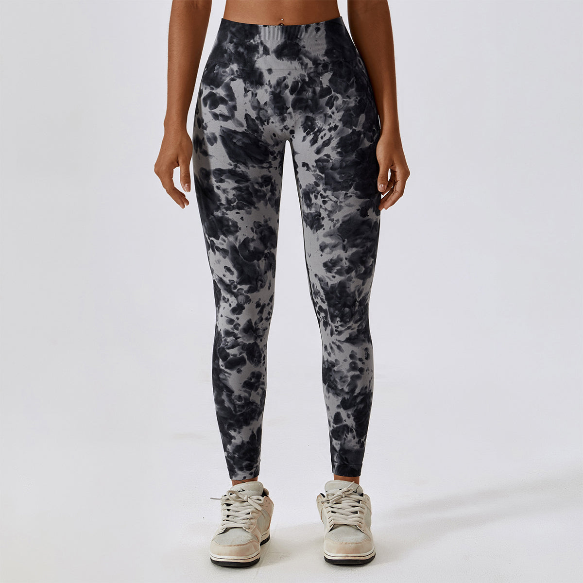 Tie-Dye Seamless High Waisted Leggings