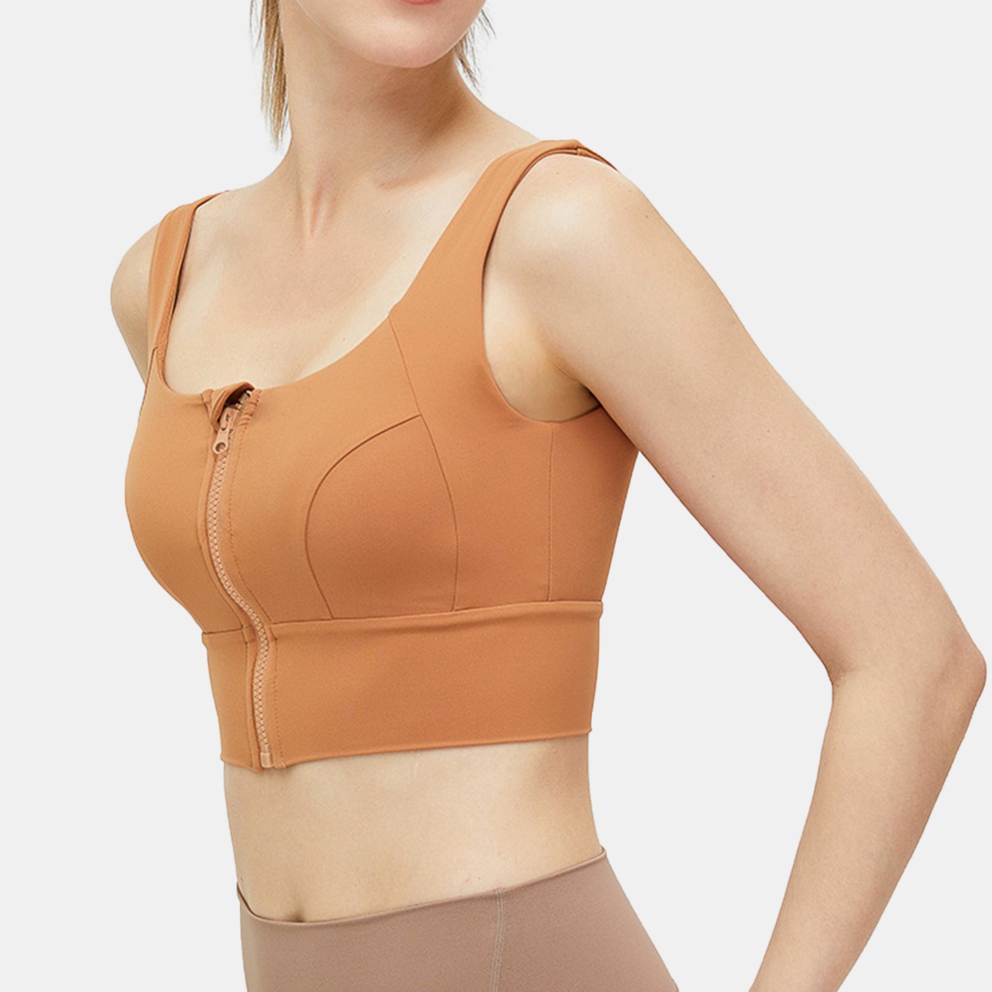 Zipper Sports Bra - Iana