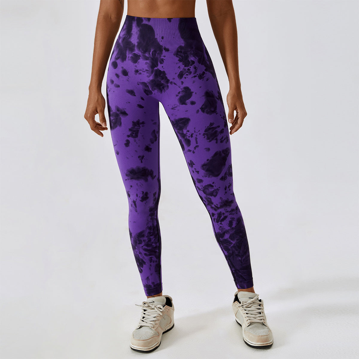 Tie-Dye Seamless High Waisted Leggings